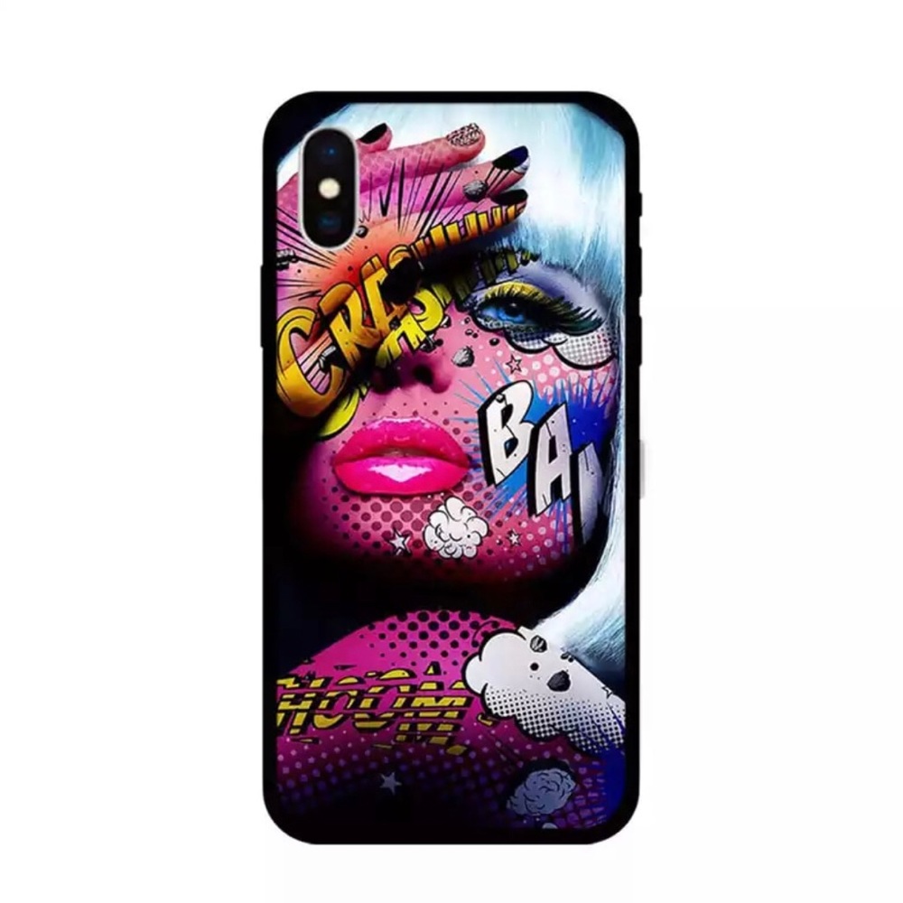 Iphone XS Max Silicon Soft Print Case